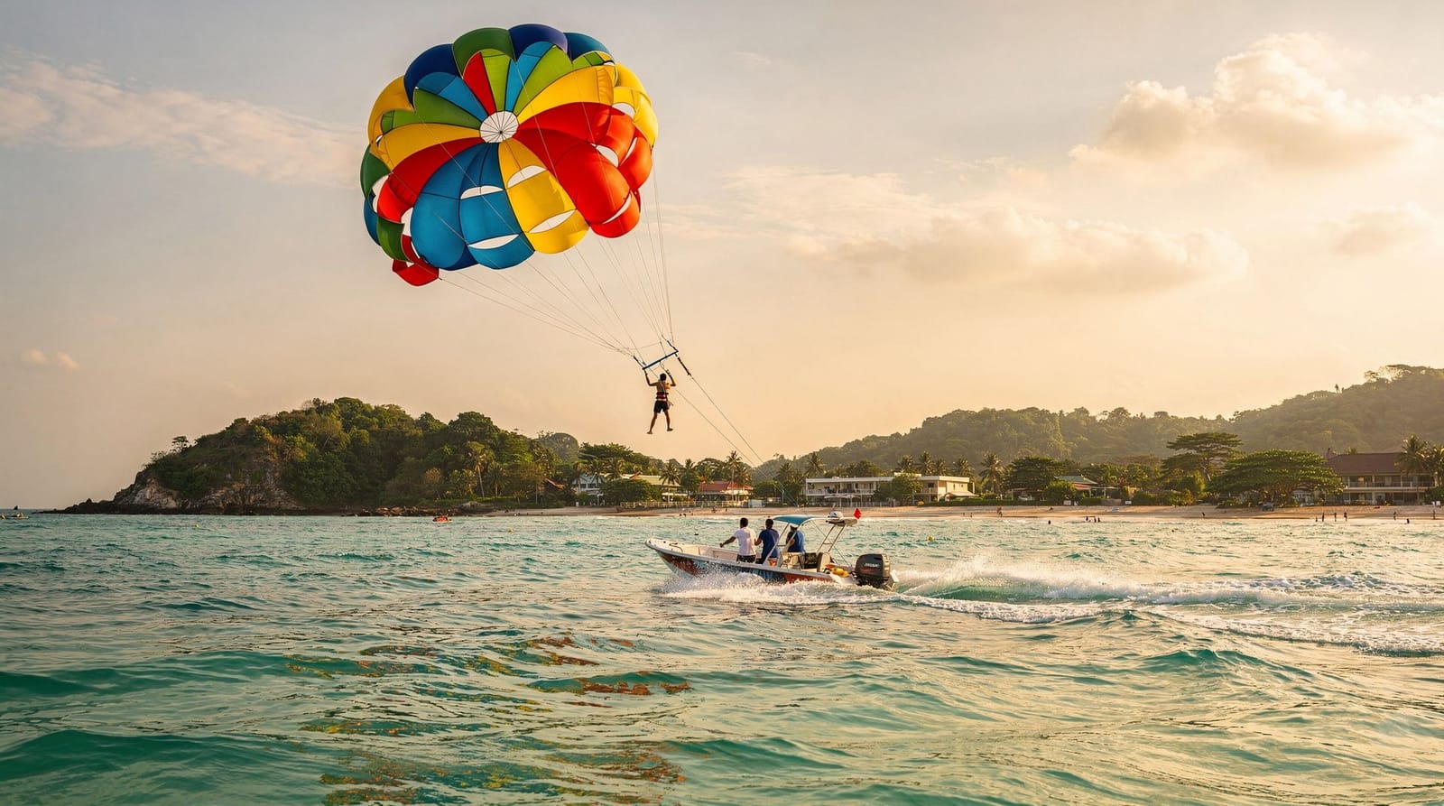 Parasailing und Flyboard in Phuket