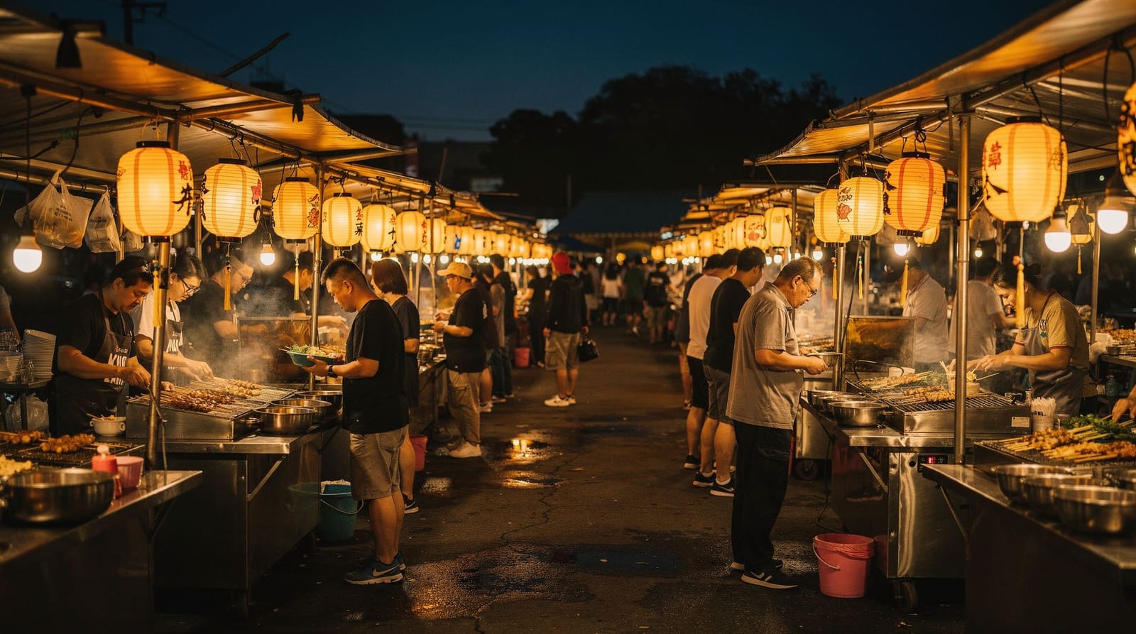 Nachtmärkte in Phuket für Essen — Naka, Chillva und der Rest