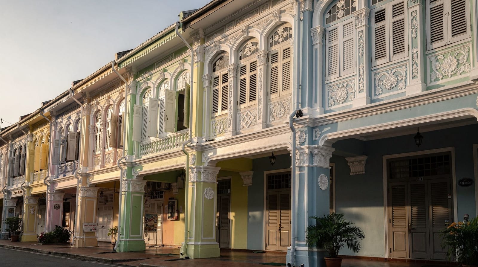 Sino-portugiesische Architektur in Phuket