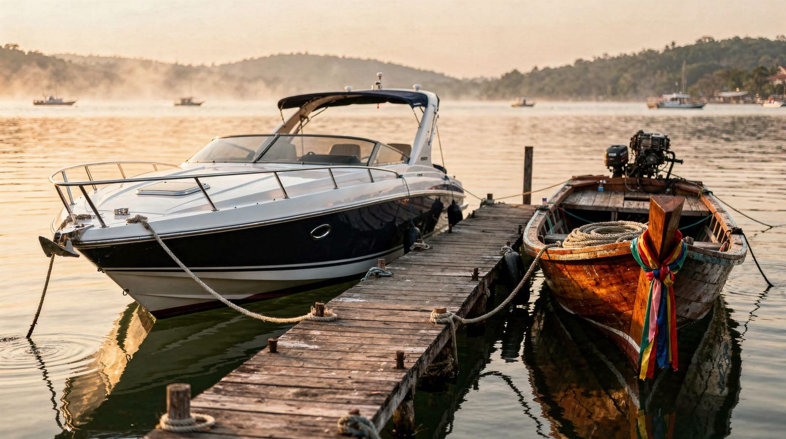 Speedboot oder Longtail-Boot